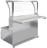 Мармит первых блюд индукционный Luxstahl МПИ (С)-1200 Premium (столешница из искусственного камня)