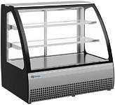 Витрина кондитерская KAYMAN KВК-950М настольная люкс серая матовая