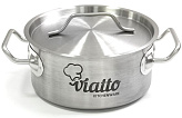 Кастрюля из нержавеющей стали VIATTO 101341 (D=200 мм, 3 л)