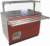 Прилавок-витрина Abat ПВВ(Н)-70Е-04-НШ (браво, бордо)