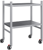 Стеллаж-тележка мобильный POLAIR LOAD.ME.MOBILE INOX МI11.2.40.10 400х1100х1000 мм