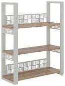 Стеллаж открытый КОБОР SО3-60/36 white/natural