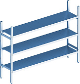 Стеллаж модульный базовый POLAIR LOAD.ME INOX 18AL.3IN30.09B
