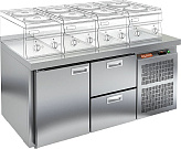 Стол холодильный HICOLD GN 12 BR2 TN LT