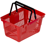 Корзина покупательская Корбис SBP27 красная
