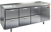 Стол холодильный HICOLD GN 222/TN LT O