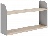 Полка КОБОР S1-120/20 aluminum/natural