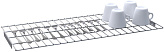 Комплект полки для стаканов и столовых приборов ATESY для ШЗДП-4-1200-02-1