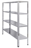 Стеллаж кухонный Luxstahl СР-1800x1300x500/4