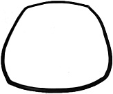 Уплотнитель двери Hurakan для конвекционной печи HKN-XFT133