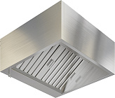 Зонт вытяжной коробчатый Restoinox ЗВПК-08/08