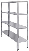 Стеллаж кухонный Luxstahl СР-1800x2000x400/4