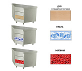 Панель передняя ATESY Ривьера для МП внешний 90° (299303) гжель