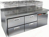 Стол холодильный HICOLD GN 22/TN LT SH