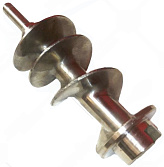 Шнек с валом Hurakan для мясорубки HKN-12SS