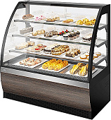 Витрина кондитерская Chilz VETE OFT 130 серый, венге мали