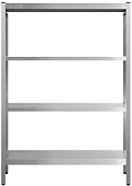 Стеллаж кухонный Luxstahl СУ-1800х1500х540
