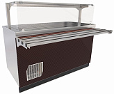 Прилавок-витрина Abat ПВВ(Н)-70Е-05-НШ (оригами)