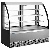 Витрина кондитерская KAYMAN KВК-1305М открытая люкс серая матовая