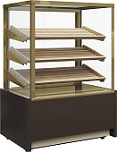 Витрина хлебная Carboma KC70 N 0,9-1 LIGHT (со стеклом Сube)