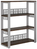 Стеллаж открытый КОБОР ST3-80/36 aluminum/charlston