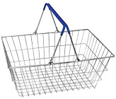 Корзина покупательская Корбис SB20-ZN-Budget синяя