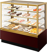 Витрина кондитерская Chilz VETE KUB 90 шоколад, золотой глянец
