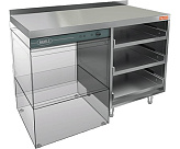 Стол открытый HICOLD НБМКБКП-12/5БЛ